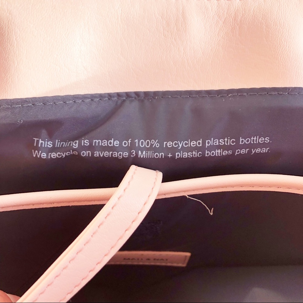 Matt & Nat Light Pink Vegan Leather Backpack - Picture 6 of 12